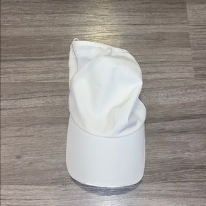 Lululemon fast and free pony hat | white